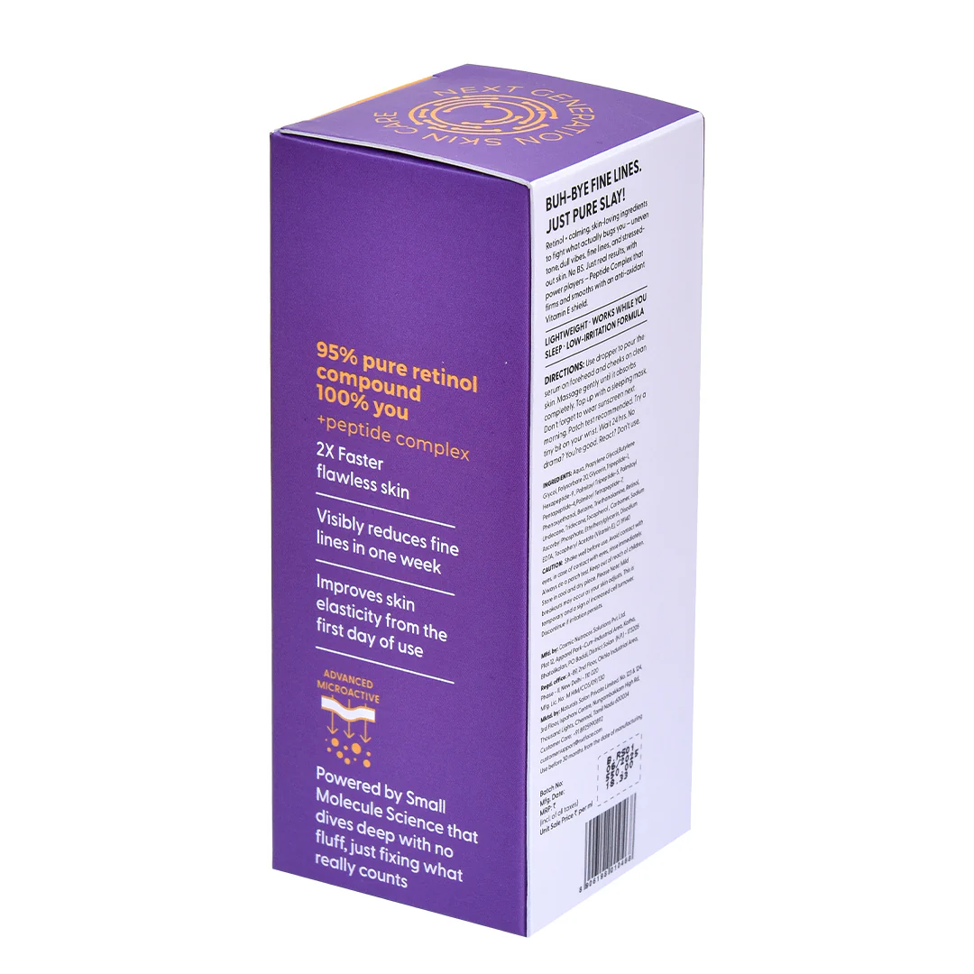 NXTFACE 1% Retinol Complex - Reboot Serum | 30ml - Image 11