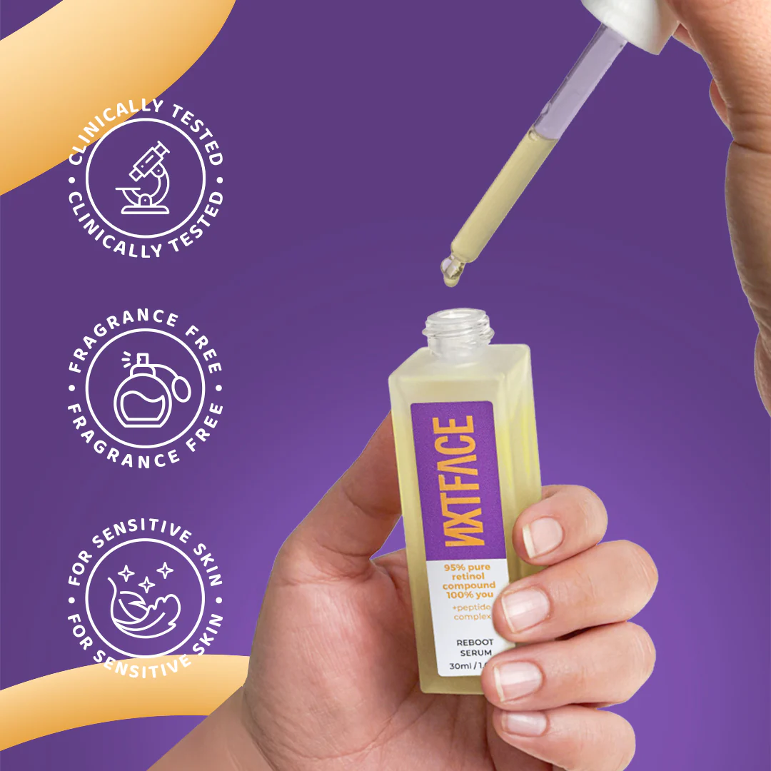NXTFACE 1% Retinol Complex - Reboot Serum | 30ml - Image 8