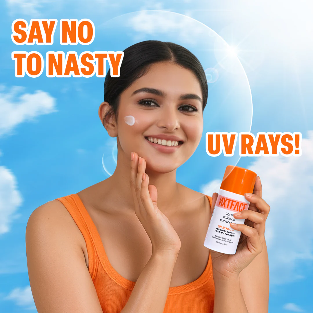 NXTFACE 100% Mineral Sunscreen - SPF 50 PA++++ | 100ml - Image 4