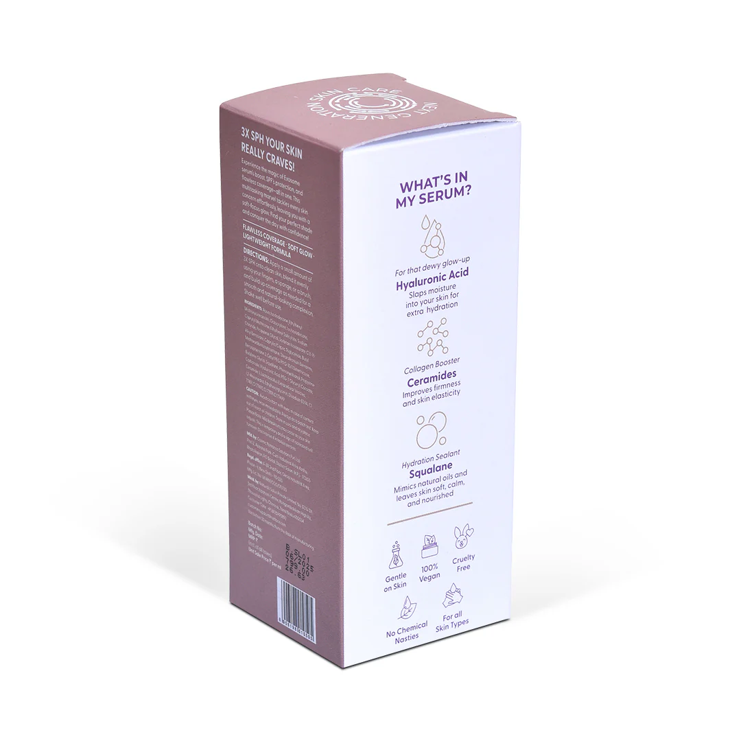 NXTFACE 3-in-1 Tinted Serum | SPF 50 & PA++++ | 30ml - Image 15