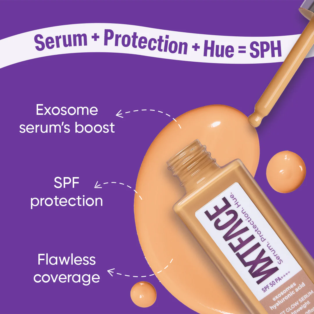 NXTFACE 3-in-1 Tinted Serum | SPF 50 & PA++++ | 30ml - Image 4