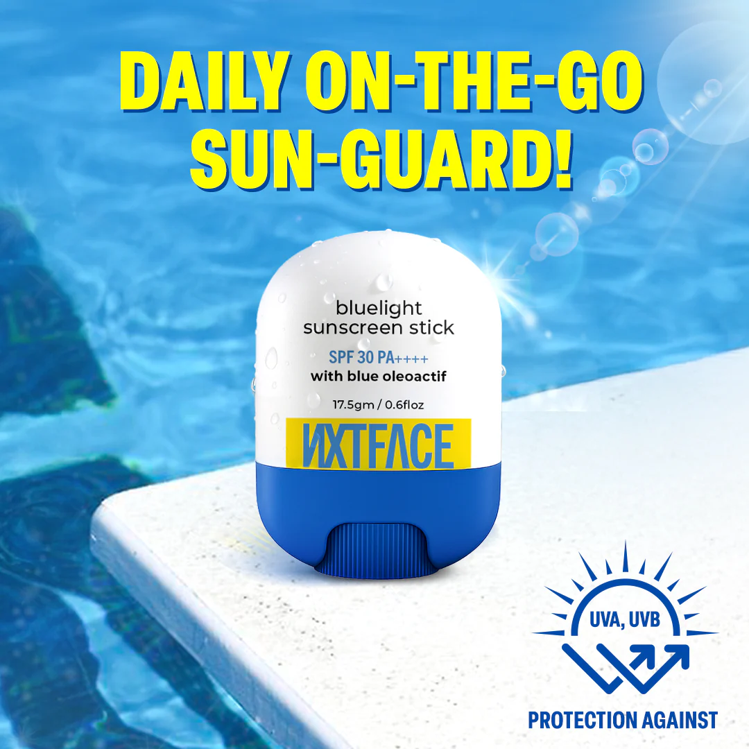 NXTFACE Bluelight Sunscreen Stick - SPF 30 PA++++ | 17.5g - Image 3