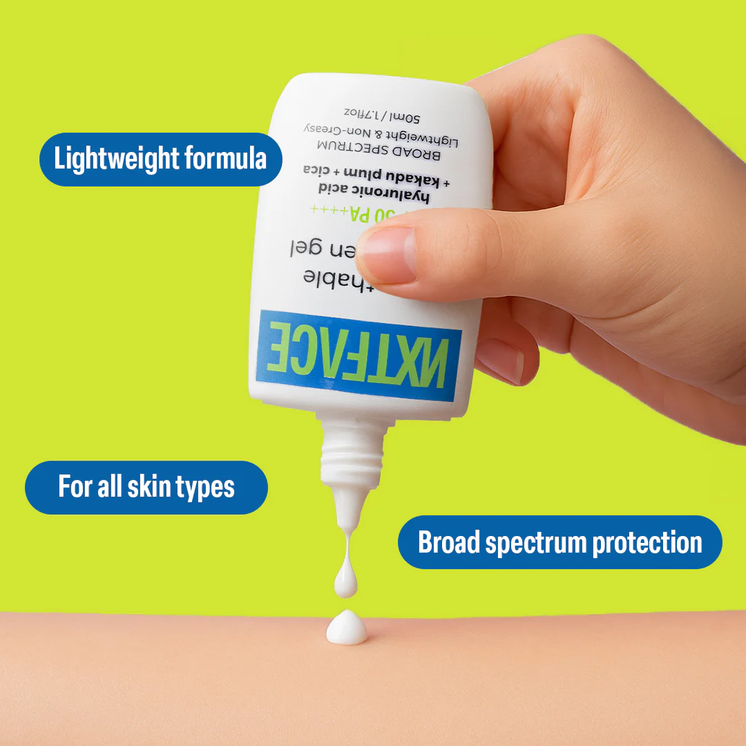 NXTFACE Breathable Sunscreen Gel - SPF 50 PA++++ | 50ml - Image 5