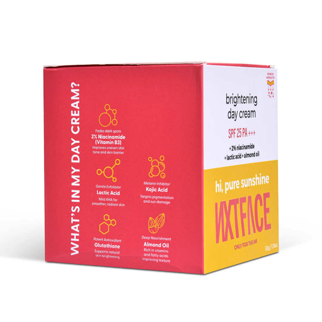 NXTFACE Brightening Day Cream - SPF 25 & PA+++ | 50g - Image 8