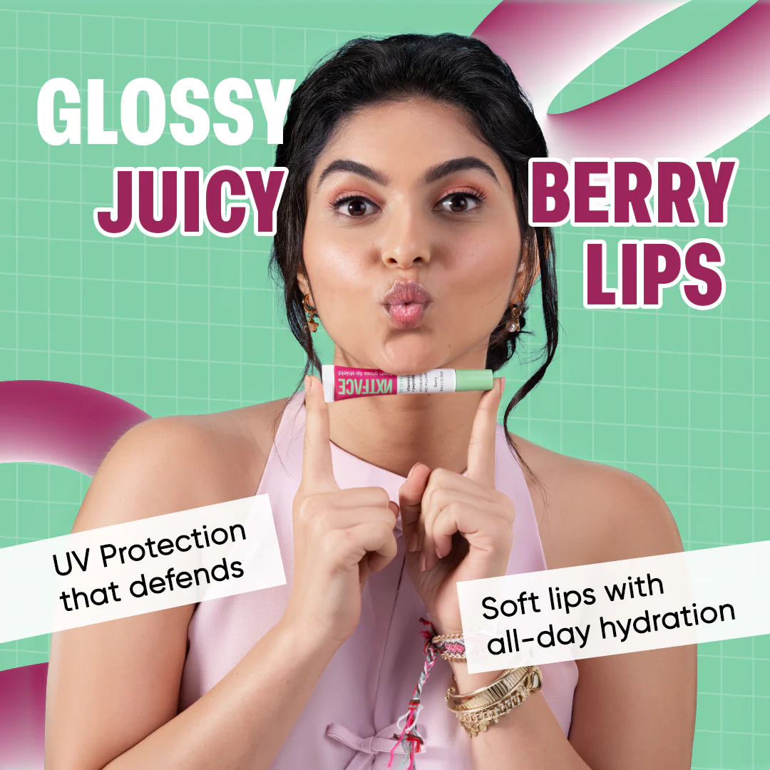 NXTFACE High Gloss Lip Shield Gelicious Berry | 10ml - Image 3