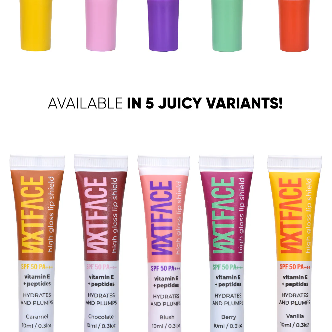 NXTFACE High Gloss Lip Shield Gelicious Caramel | 10ml - Image 10