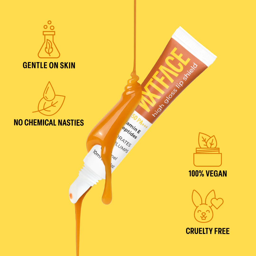 NXTFACE High Gloss Lip Shield Gelicious Caramel | 10ml - Image 8