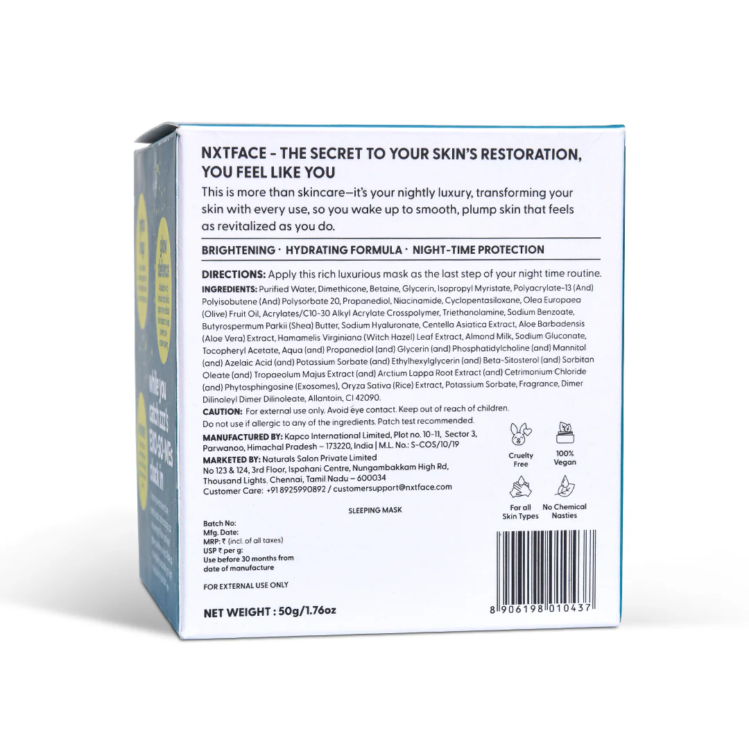 NXTFACE Intensive Sleep Mask | 50g - Image 11